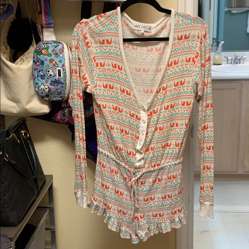 Wild fox onesie